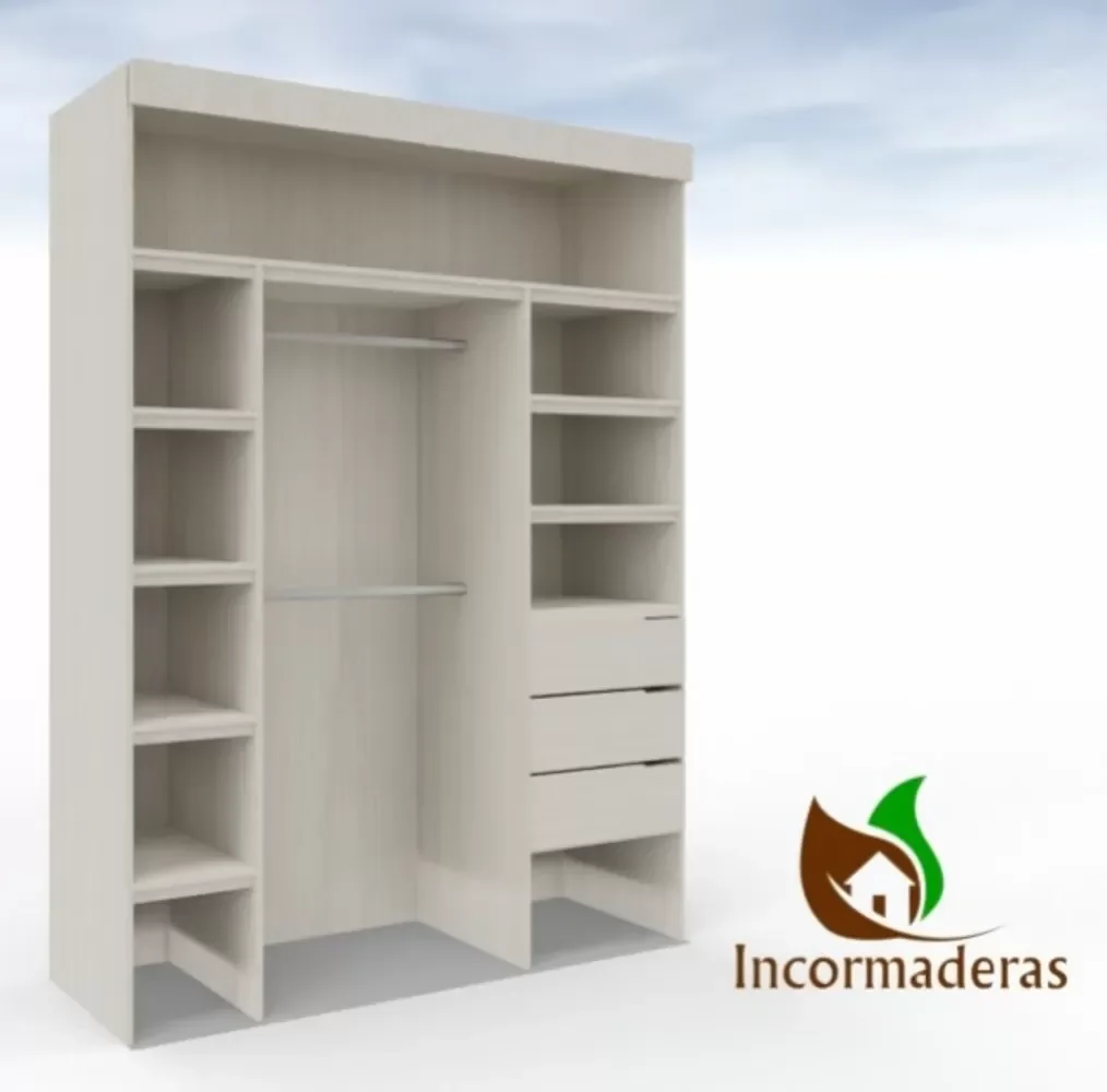 Closet Alto 160 cm Blanco Mate para Almacenamiento