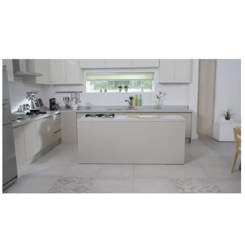 Cocina Integral en L Beige Diseño Exclusivo Bogota