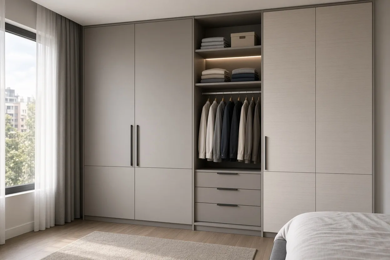 Closet a medida a medida en dormitorio principal
