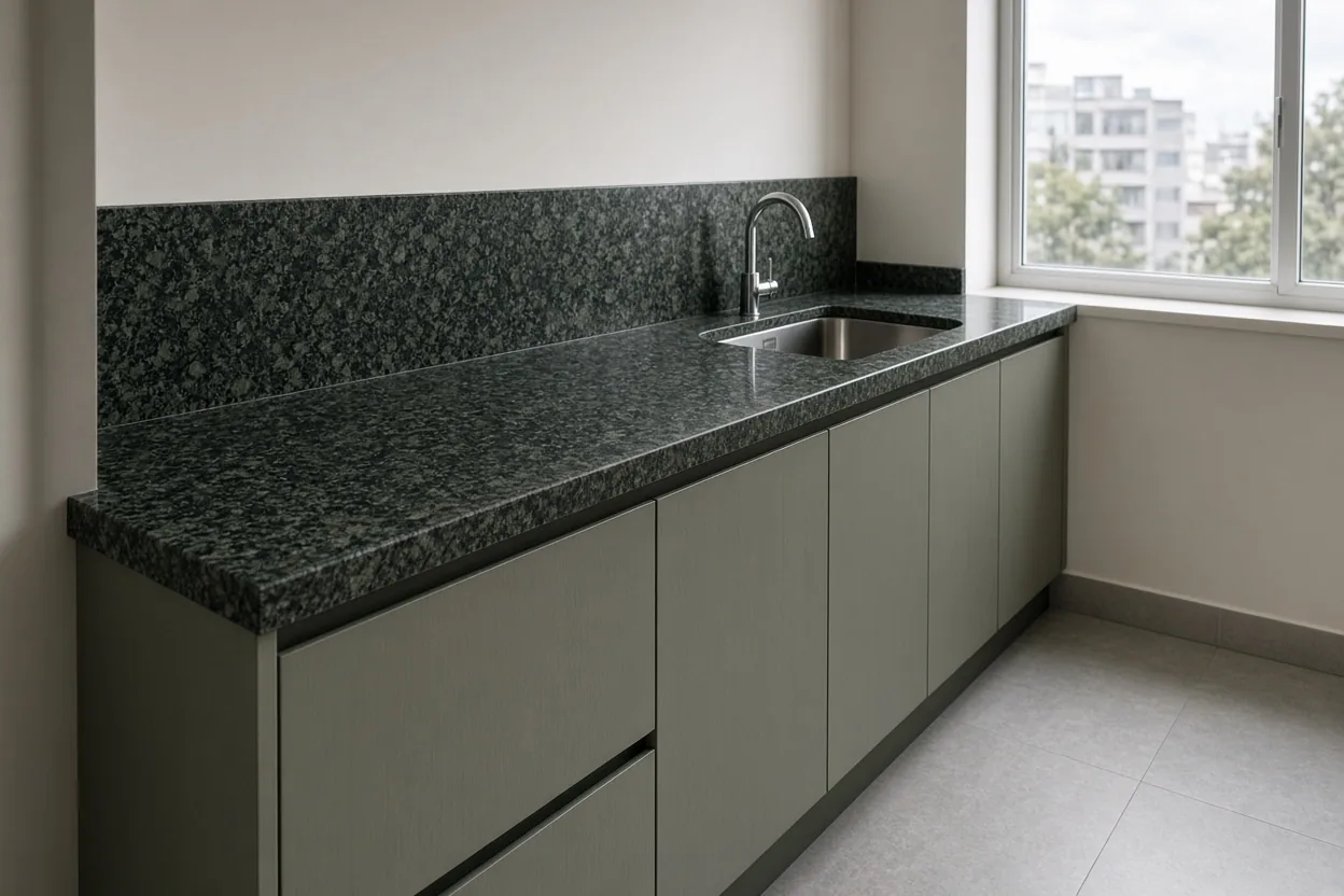 Cocina Integral Lineal 150 Granito Ubatuba Bogotá