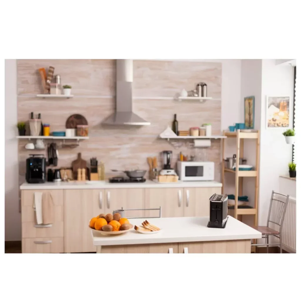 Cocina integral sencilla con isla