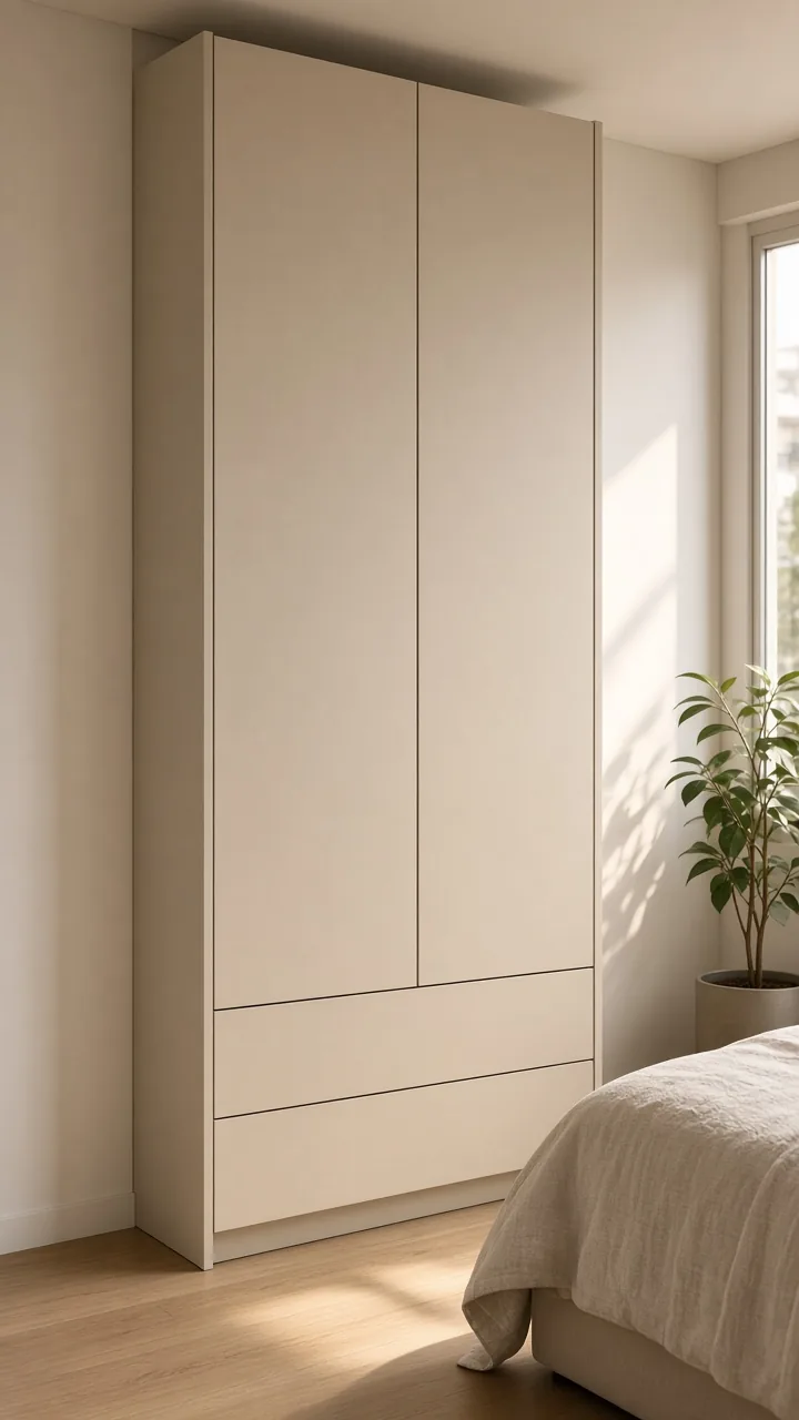 Moderno armario ideal para espacios pequeños en Bogotá